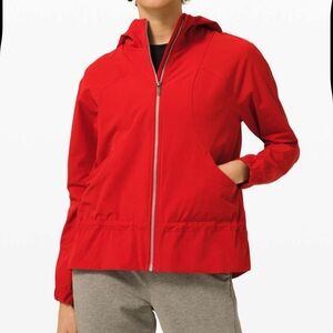 Lululemon Pack It Up Jacket in Dark Red, Size 6, W4ARJS